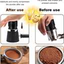 2 x Coffee Tamper Base for Ninja Espresso ES601  Compatible Handheld Portafilter Support Stand, Anti-Slip PETG Base Accessories for Ninja Luxe Cafe Machine,Improves Tamping Stability and Extraction