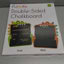 First Day of School Sign (11 x 13) - Double Sided Back to School Board, First Day of Preschool & Kindergarten Sign - Kids Chalkboard for Boys & Girls + 3 Chalk Markers