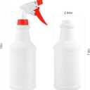 16 Oz Spray Bottle (12 Pack),Spray Bottles for Cleaning,Reusable Empty Refillable Solutions Plastic Bottle,Spray Bottle Bulk for Garden,Plants,Water,Kitchen and Commercial
