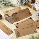 96 Set Gift Certificates for Business, Included Blank Certificate Cards with Gold Foil Envelopes and Stickers for Women Birthday Beauty Salon Restaurants Customer (Vintage)