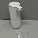 Automatic Foaming Soap Dispenser, 4-Level Adjustable Electric Foam Hand Soap Dispenser, USB Rechargeable Touchless for Bathroom Countertop, Kitchen, 13.5oz, Wall Mounted (White)