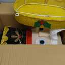 Hausse Lighted Christmas Outdoor Decor, 37.5" Height Pre-Lit 3D Tinsel Xmas Nutcracker Soldier Figure, Light Up Xmas Yard Displays, Plug in for Holiday Party New Year Winter Patio Lawn Garden