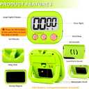 ZILLEEN Classroom Timer for Kids Teachers 2 Pack Digital Timers