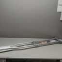 Hugo Mobility Adjustable Crutches for Walking, Tall Adult Walking Crutches, Comfortable Lightweight Crutches with Underarm Pad and Hand Grip