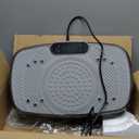 Vibration Plate Exercise Machine: TISSCARE Vibrating Plates for Weight Loss and Lymphatic Drainage, 400lbs Shake Plate Whole Body Workout Platform for Home Fitness Fat Burner Gifts (Silver Grey)