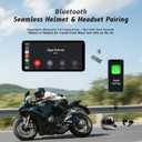 6-Inch Motorcycle Smart Display  Wireless CarPlay & Android Auto | Bluetooth Voice Control | IP67 Waterproof | HD Touchscreen | Easy Install | Fits Most Bikes | OTA Updates