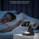 Charging Station for Multiple Devices Apple: Woruda 3 in 1 Magnetic Wireless Charger Stand for Mag Safe iPhone - Nightstand Charging Dock for iPhone 16 15 14 13 12 Pro Max Plus Apple Watch Airpods
