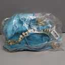 Arabian Princess Costume for Toddler Girls - with Sequin Small bag, Headband (8-9 Years, Blue 51)