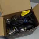 Svater Outdoor String Lights Led 105FT, Commercial Grade Patio Light with 1W Dimmable S14 Shatterproof Bulbs, ETL Listed Heavy-Duty Outside Waterproof Cafe Bistro Market Lighting Warm White