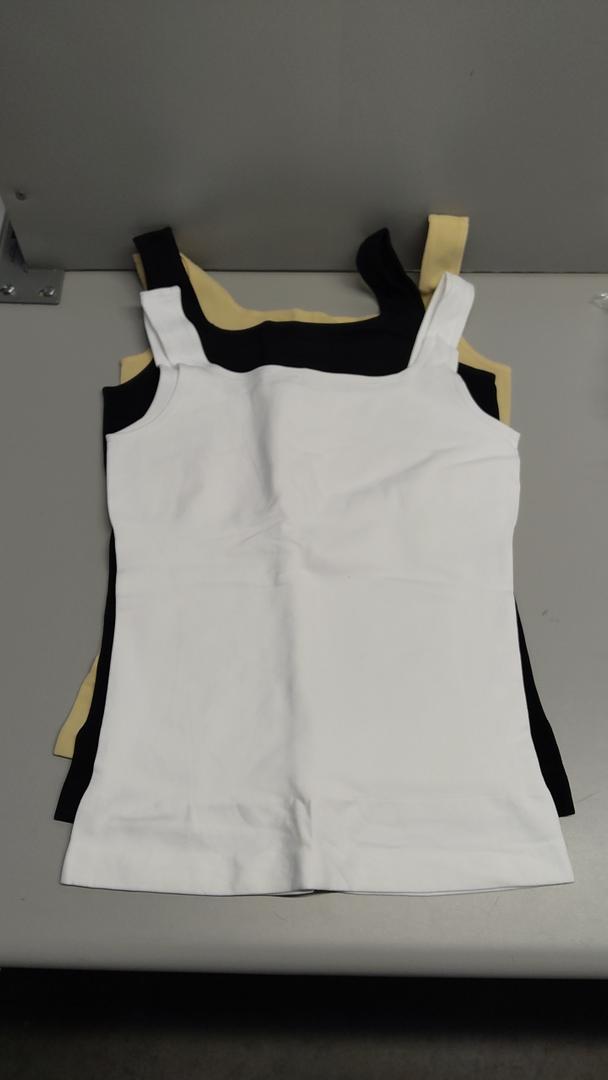 White , Beige and Black T-Shirt ,Size L White , Beige and Black T-Shirt ,Size L