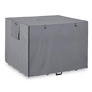 Dalema 36Inch Wire Dog Crate Cover,Durable Windproof Privacy Polyester Pet Kennel Covers,Breathable Blackout Cover for 1/2/3 Door Dog Cage. (36" L x 23" W x 25" H,Grey)