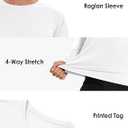 Men's UPF 50+ Sun Protection Beach Shirts Short Sleeve SPF UV Rash Guard Swim Quick Dry Water Swimming T-Shirts (White, M)