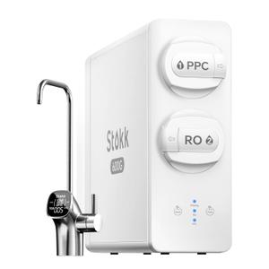 Stokk Tankless Reverse Osmosis System, 8 Stage Reverse Osmosis Water Filter, NSF/ANSI 58&42&372 Under Sink RO System, 2.5:1 Pure to Drain, Smart LED Faucet, Reduce PFAS, 600 GPD, S1 Plus White