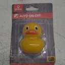 Globe Electric 2.91 in. Plug-in Yellow Duck Automatic LED Night Light (1-Pack) 89973