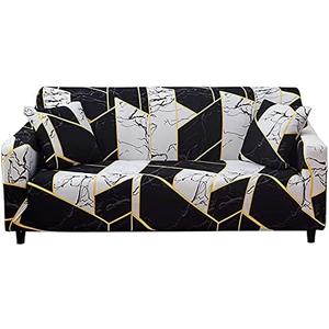 Printed Couch Cover Stretch Sofa Covers Patterned Sofas Seater Slipcovers for 3 Cushion Couch Set (SK, 3 Seater/Large 2 Seater)