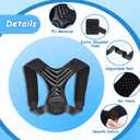 King Mills Plus Size Back Brace, Back Brace Posture Corrector for Women, and Men, Ideally Use as Plus Size XXXL to 6XL Back Straps for Posture, Hydrolabs Posture Fix, or Rounded Shoulder Corrector