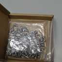 #8 x 1/2" (100 pcs) Pan Head Self Drilling Screws for Metal, Phillips Drive Self Tapping, Sheet Metal Tek Screws, 410 Stainless Steel, Full Thread, No Pre-drilled Needs