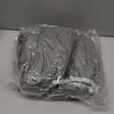 Small Ironing Board Cover 13"x43", RAINHOL Iron Board Replacement Cover and Pad, Thick Felt Padding, Scorch Resistant 100% Cotton, Heat Reflective, Elastic Edge, Grey