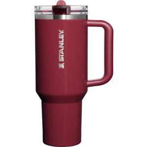STANLEY Quencher ProTour Flip Straw Tumbler with Leakproof Lid | Built-In Straw & Handle | Cupholder Compatible for Travel | Insulated Stainless Steel Cup | BPA-Free (40 Ounces, Cranberry Gloss)
