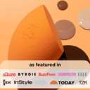 Real Techniques Miracle Complexion Beauty Sponge Makeup Blender, Set of 4 (4 Count (Pack of 1), Orange)