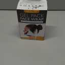 LotFancy Wisdom Teeth Ice Pack Head Wrap, Face Ice Pack for TMJ Jaw Toothache Pain Relief, with 4 Reusable Hot Cold Therapy Gel Packs, for Chin, Oral and Facial Surgery, for Kids, Teens, Petite Adults (Black(smaller Size))