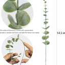 38pcs Eucalyptus Stems Artificial Eucalyptus Leaves Fake Greenery Branches Fake Flowers for Wedding Centerpiece Spring Easter Farmhouse Home Decoration