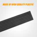 RANSOTO Tailgate Molding Trim Compatible with Ford F150 F-150 2015-2020 Flexible Flex Step Cap Top Trim Protector Cover Replaces FL3Z9940602B, FO1904135