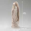 Our Lady of Guadalupe Religious Statue, 11.6 inch Virgin Mary Figurine, Resin Sculpture, Inspirational Religious Art for Home Decor/Catholic Gift, Mother Mary Statue