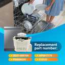 DD31-00016A Dishwasher Drain Pump Replacement for Samsung - Fix Leaking, Draining Issues & Noise, Corrosion-Resistant Brass Motor (Compatible with DW80/DW60, AP5917178/PS606350)