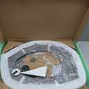 Toilet Seat, Slow Close, Premium Moulded Wood, Quick Release, Slate Marble Look, PIKLiDS, Laminated Woodgrain Finish (Elongated)