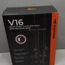 KastKing V16 Rotating Fishing Rod Holder for Garage, Floor Rack Holds Up to 16 Rods & Combos, Space-Saving Pole Organizer with Foam, Durable ABS, Fishing Gear Storage Gift for Men