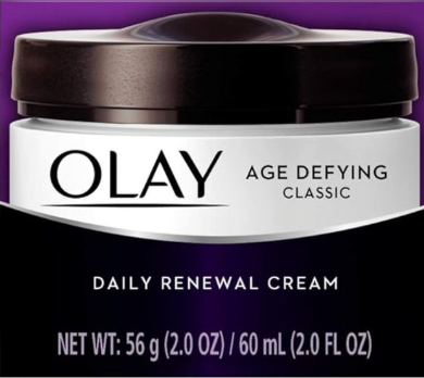 Olay Age Defying Classic Daily Renewal Cream, Face Moisturizer, 2 Oz (Pack of 1)