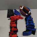 Flag Football Set, 14 Player Adjustable Flag Football Belts, 42 Flags, 8 Practice Cones, Size 3 Football, Pump and Bag, Perfect for Youth, Adults and Children to Capture The Flag