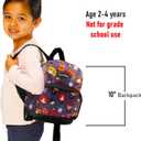 Harry Potter Mini Backpack - 10" Exclusive Woven Small Backpack with Front Pocket | Adjusts to Fit Adults, Teens, Kids
