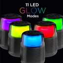 iHome Karaoke Machine with Bluetooth Speaker and Karaoke Microphone, Portable Speaker with Color Changing Lights and Voice Changing Effects (iKBT70)