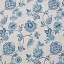 Colette Lined Rod Pocket Valance (52"W x 17"L (Pack of 1), Denim)