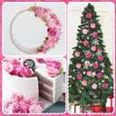 Geosar 200 Pcs Artificial Rose Flower Heads Bulk Fake Foam Roses Mini Faux Flower for Bridal Shower Wedding Flower Arrangements Centerpiece DIY(1.77 Inch,Pink Series)