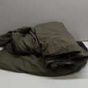 BESTOUCH Sheet Set 100% Washed Cotton Linen Feel Super Soft Comfortable Chic Lightweight 4 Pcs Home Bedding Set Solid Olive Green Queen