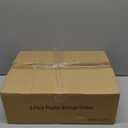 PAG-Mass Heavy Duty Plastic Milk Crates for Storage, 4-Pack Stackable Storage Bins for Organizing, Collapsible Storage Basket with Handle for Groceries, Suitable for Home Office School Store, Blue