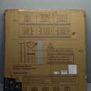 Cumbor 29.7-46" Baby Gate for Stairs, Mom's Choice Awards Winner-Auto Close Dog Gate for The House, Gifts for Mom, Easy Install Pressure Mounted Pet Gates for Doorways, Black