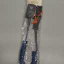 Retrospec Weekender 10' Paddle Board Safety Leash, Coiled for Stand Up Paddleboards (Navy)