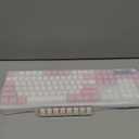Redragon K762 Wireless Gasket Gaming Keyboard w/Hype Screen & Knob, 104 Keys Mechanical Keyboard, Easy-Control 1.14 TFT Info Display, 5-Layer Noise Dampening, Round PBT Keycaps, Custom Linear Switch