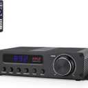 Pyle 100W 5 Channel Audio Amplifier - Wireless Bluetooth Home Theater Power Stereo Receiver with Surround Sound w/HDMI, AUX, FM Antenna, Subwoofer Speaker Input, 12V Adapter - PFA540BT.6