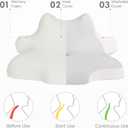 Reading Pillow for Lying, Leaning and Prone, Contour Memory Foam Pillow, Ergonomic Cervical Pillow for Neck and Shoulder Pain Relief, Bed Wedge Pillow Grey