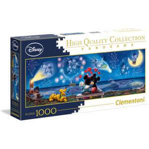 Clementoni - 39449 - Disney Mickey & Minnie Panorama Collection Puzzle for Adults and Children - 1000 Pieces -