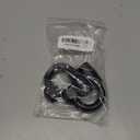 LokoCar 8AN Hose End Fitting 180 Degree Swivel For CPE Braided Hose Black 2Pcs