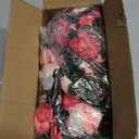 Miracliy 5Pcs 41FT Pink Flower Garland Artificial Rose Arch Vines Fake Spring Floral Garland for Flower Wall Backdrop Wedding Mothers Day Garden Tea Party Decoration