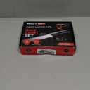 High Lumen Bike Light Set, Prasky Rechargeable Bicycle Lights Front and Rear, Super Bright LED Headlight, IP65 Waterproof Multiple Modes Road Mountain Bike Lights for Night Riding (Black)