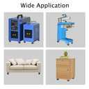 Leveling Casters Heavy Duty,4-Pack,Non-Scratch Nylon Wheels & Steel Ball Rollers, Adjustable Handle for Uneven Floors for Workbench,Equipment,Shelves,Industrial Casters,Total Capacity 2600Lbs80F