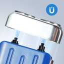 Mini Electric Shaver for Men: USB C Fast Charge Portable Electric Razor with LED Display - IPX8 Waterproof Wet and Dry Travel Small Shavers Dual Head Pocket Shaver for Beard Face (Blue)